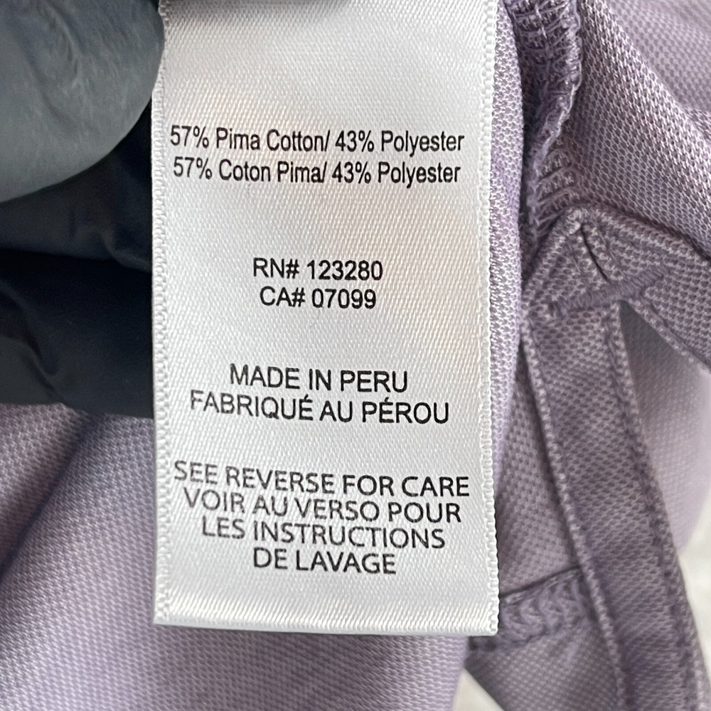 Travis Mathew Performance Golf Polo Shirt Men Size XL Purple Short Sleeve Casual - Picture 9 of 16